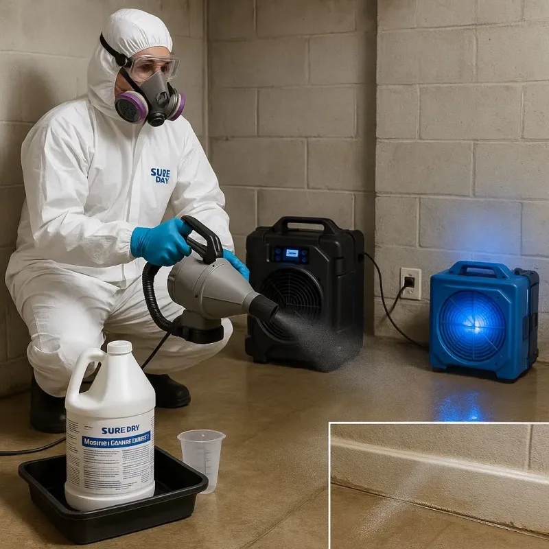 Sanitization and Odor Removal process in Green Tree, PA