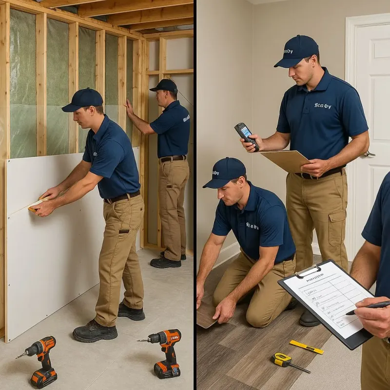 Repairs and Reconstruction process in Green Tree, PA
